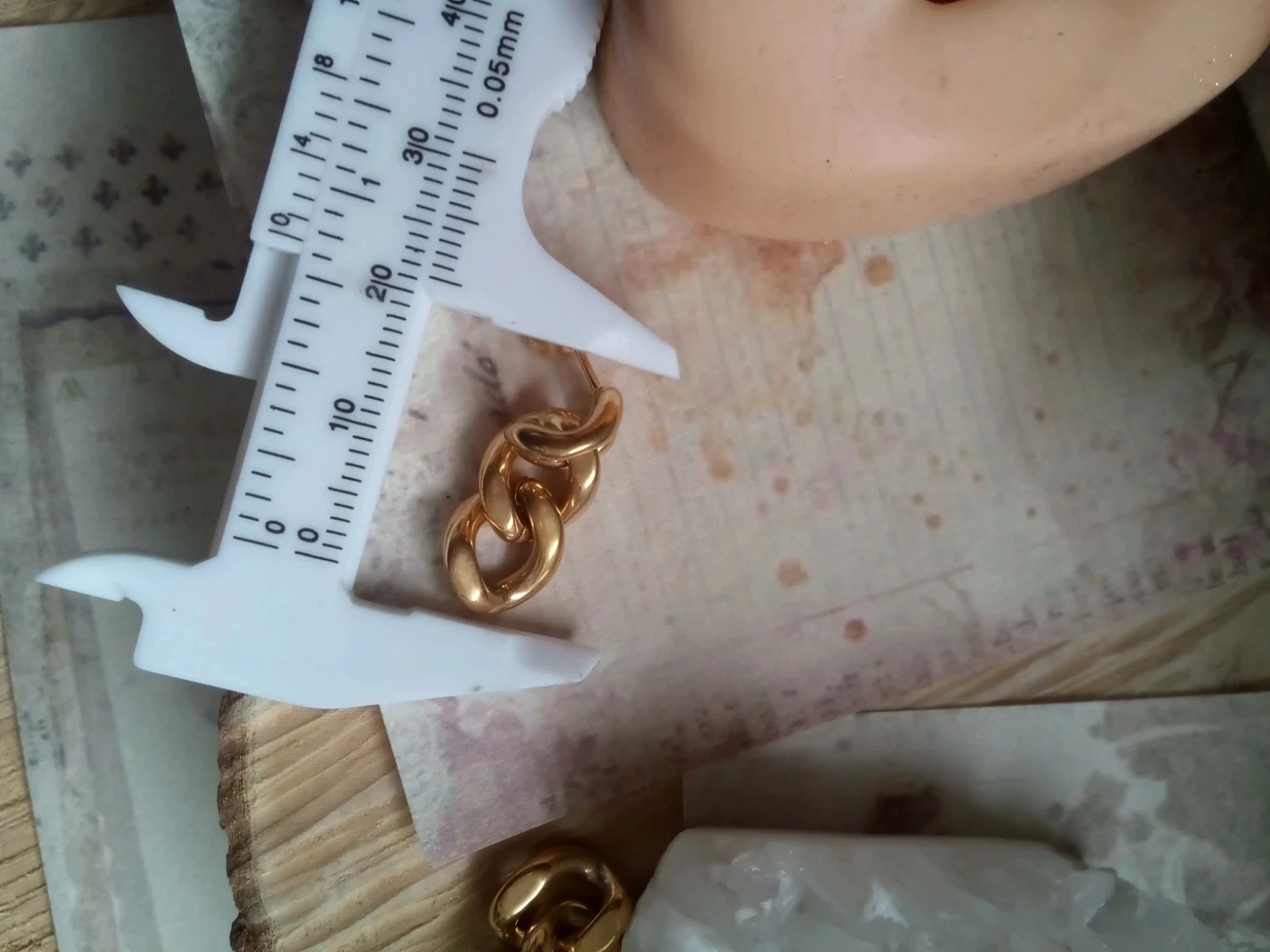 Boucles d'oreilles dorées – photo 3